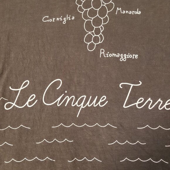 Le Cinque Terre - Olive Green w/ White - Womens Long Sleeve Shirt - From Italy - Picture 4 of 7